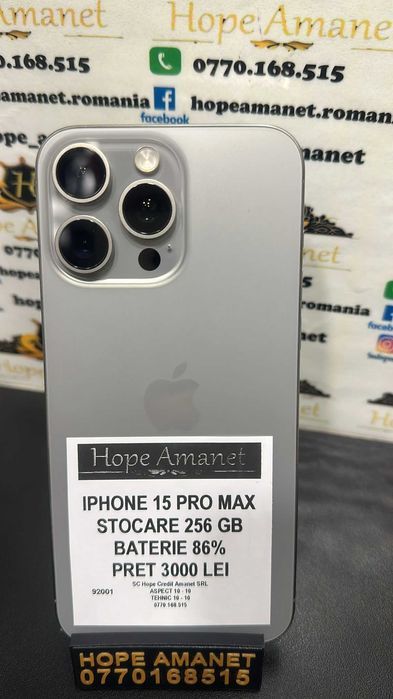 Hope Amanet P3 Iphone 15 Pro Max