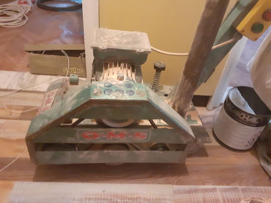 Машина за циклене на паркет- отдава под наем