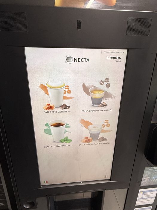 Necta Canto Touch dublu macinator dual Cup 7oz si 8 oz