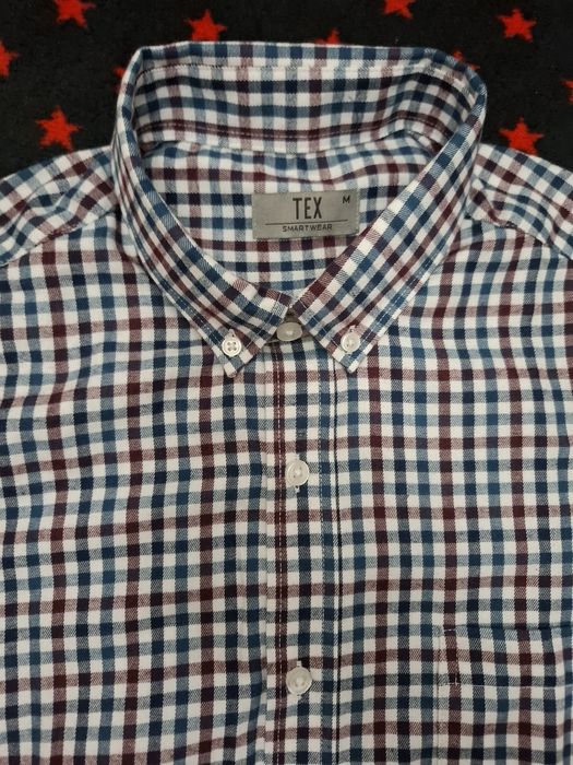 Camasa barbati casual smart M carouri regular fit cadou in în bumbac