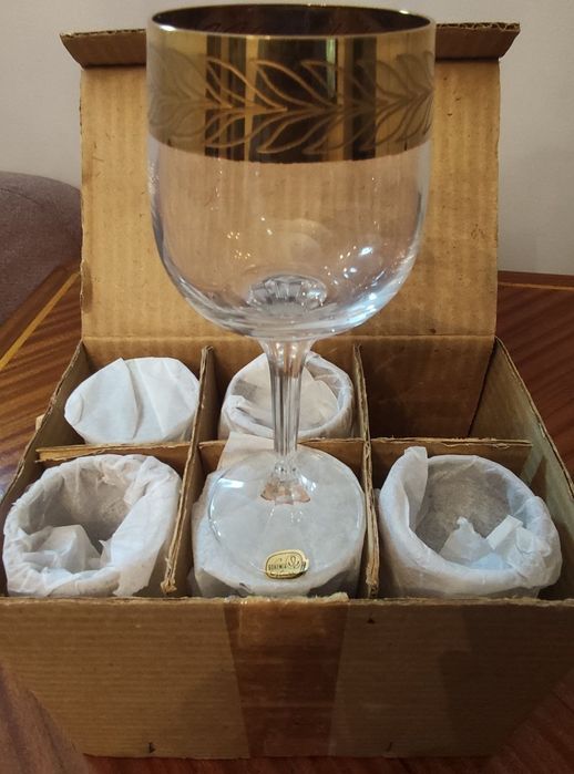 Фужеры из богемского стекла