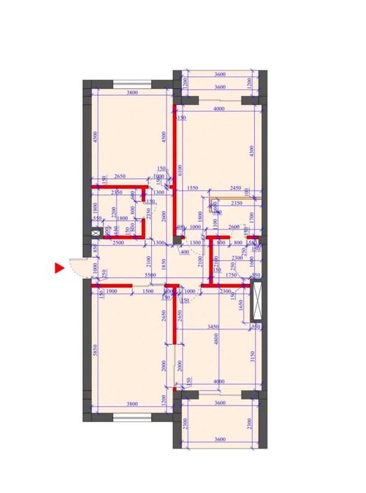 ;Muhtasham‼️3ком квартира 117м2 коробка Центр ц5 метро Минор