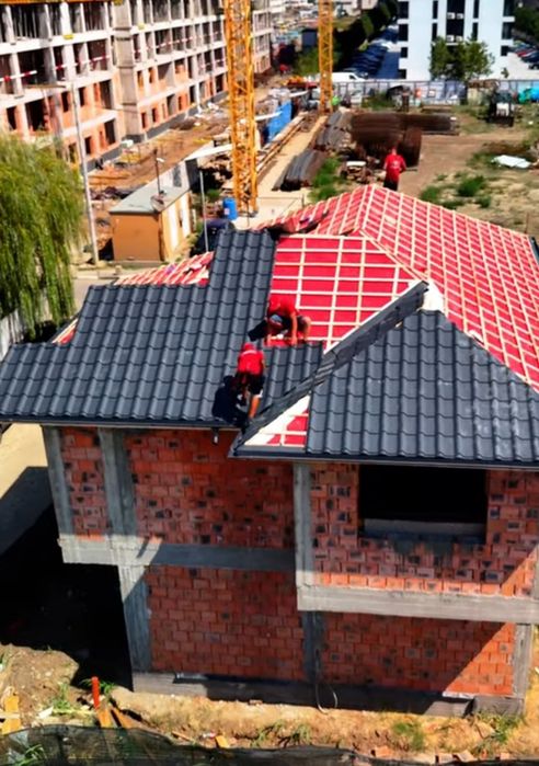 Executam acoperisur tigla metalica si ceramica reparatii si montaj