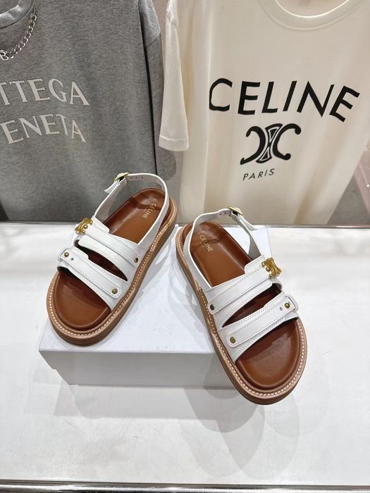 Бели сандали Celine 39/ 40
