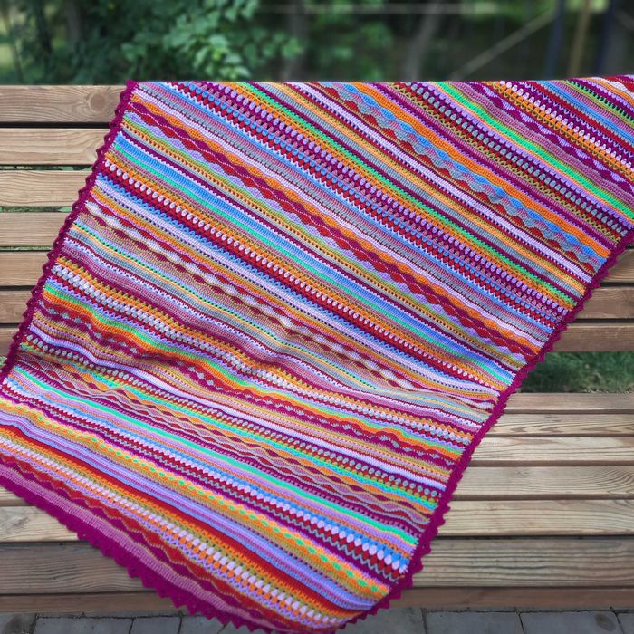 Плед ручной работы