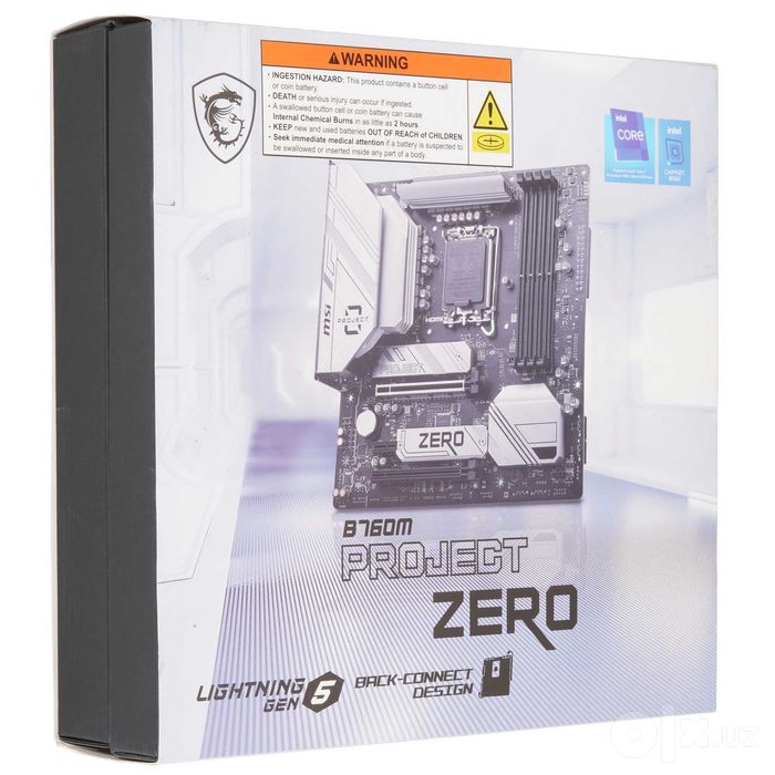 - Материнская плата MSI B760M PROJECT ZERO DDR5