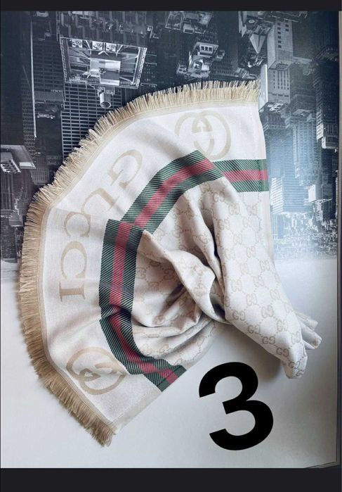 Esarfa Gucci din cashmir 100% calitate premium