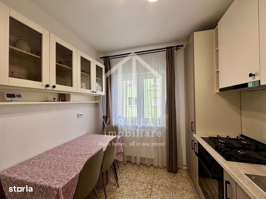 Apartament cu 3 camere, 56mp utili + balcon, etaj 3/4, Vasile Aaron