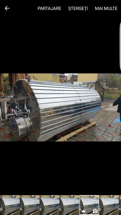 Bazin Inox alimentar pentru lapte si altele recipiente inox