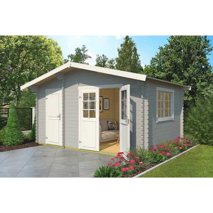 Дървена къща за отдих тип бунгало Keila 34 4.25х2.80 м, 34 мм