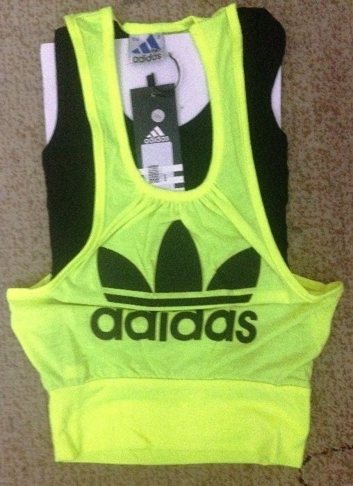 Майка ADIDAS яркая ТУРЦИЯ НОВАЯ двойка Трикотаж, девочке 3-6лет