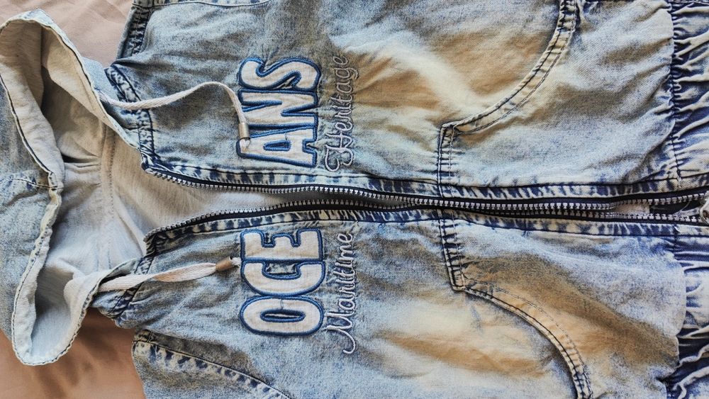 Джинсовая куртка детская