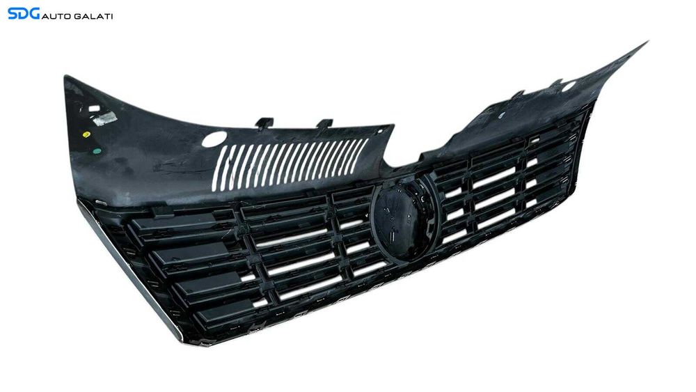 Grila Centrala cu Emblema Sigla de pe Bara Spoiler Fata Volkswagen CC 2012 - 2017 Cod 3C8853653A 3C8853651A [L5327]