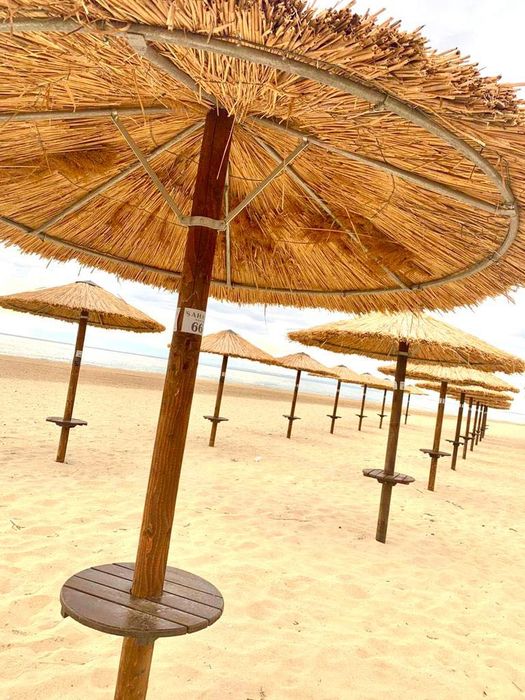 Професионален сламен чадър ф2.20 см