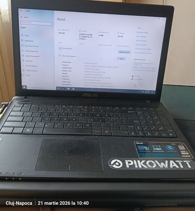 Laptop Asus I5 2.6GHz