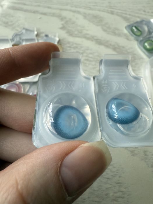 Линзы цветные нулёвки