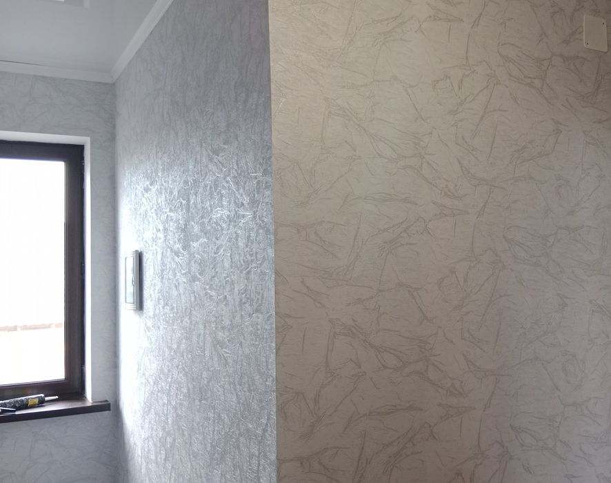 Не дорогая поклейка обоев