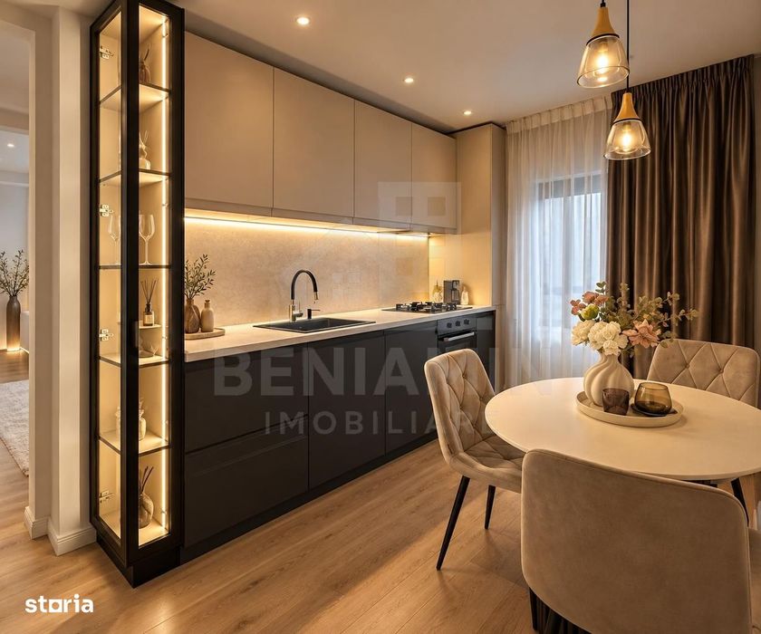 Apartament premium de vanzare 52mp Mobilat si Utilat Cartier Rovine