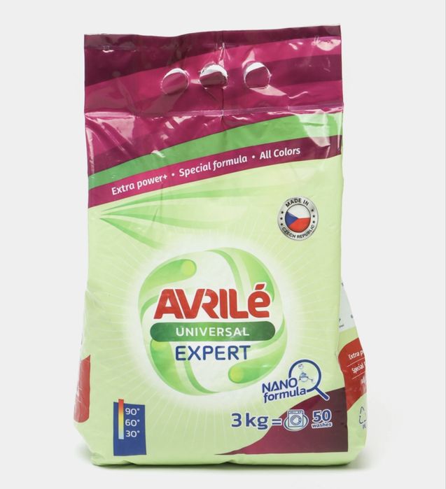 Стиральный порошок Avrile Expert, с нано - формулой, 3 кг