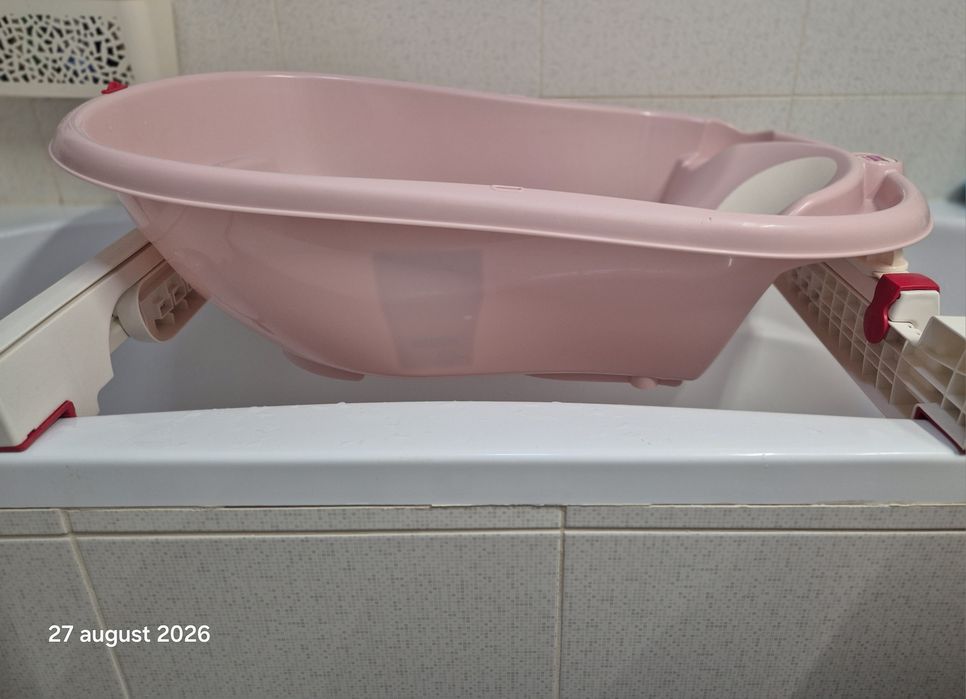 Cadita baie  Ok BABY cu suport pentru cadă
