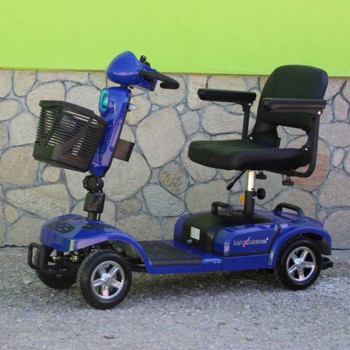 Инвалидна електрическа четириколка Maxmotors 350W със сваляема батерия