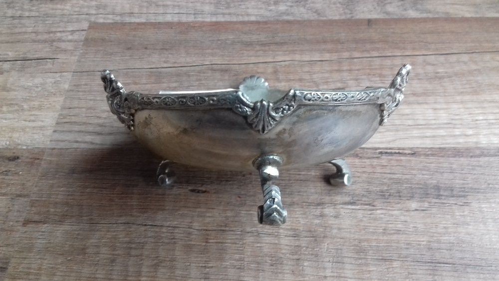 Стар сребърен пепелник