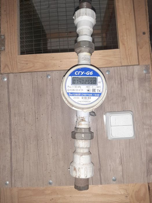 Электронный газовый счётчик
