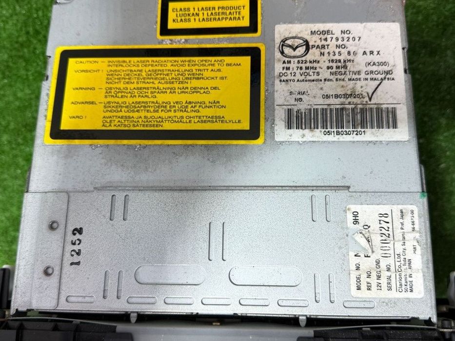 Radio cd multimedia 2008 mazda mx-5 2.0 benzina 2007 2008 2009 2010 2011 2012 2013 2014