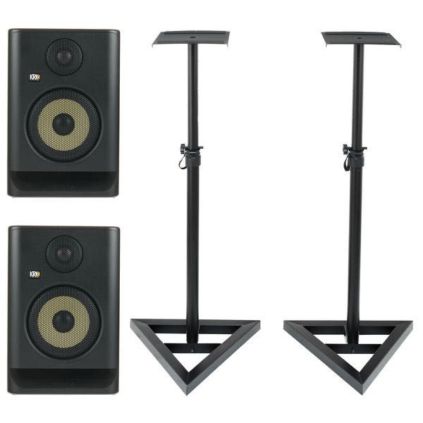 KRK RP5 G5 SET2 Активен студиен монитор 2 бр. + 2 бр. стойки Soundking DB039