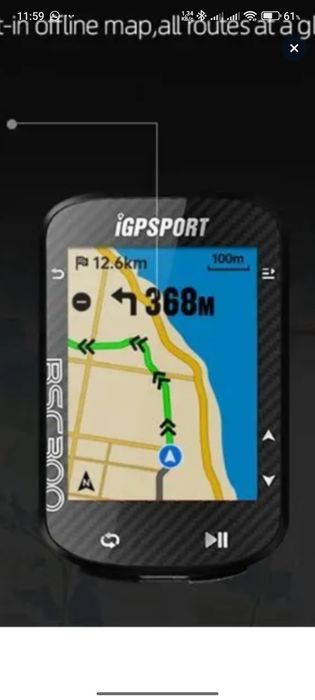 Велокрмпьютер gpsport bsc 300