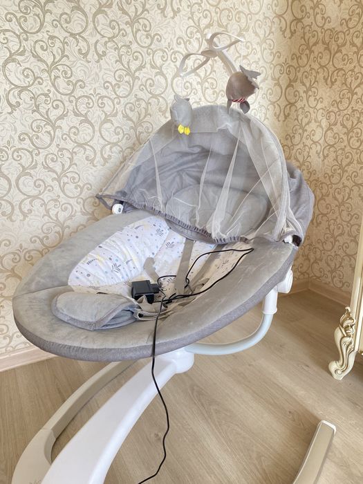 Электро качалка шезлонг