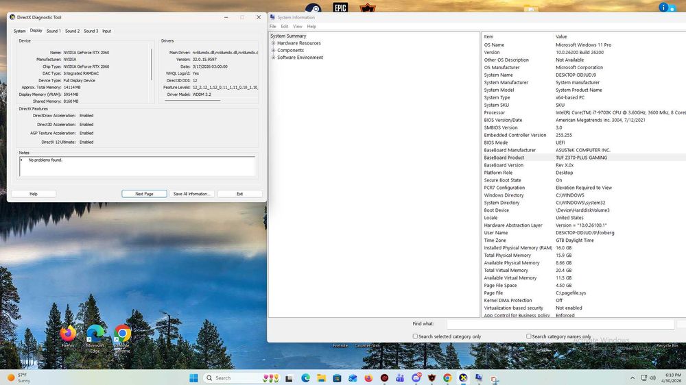 PC Gaming i7 9700K / RTX 2060 / 16GB RAM / SSD-uri / 650W