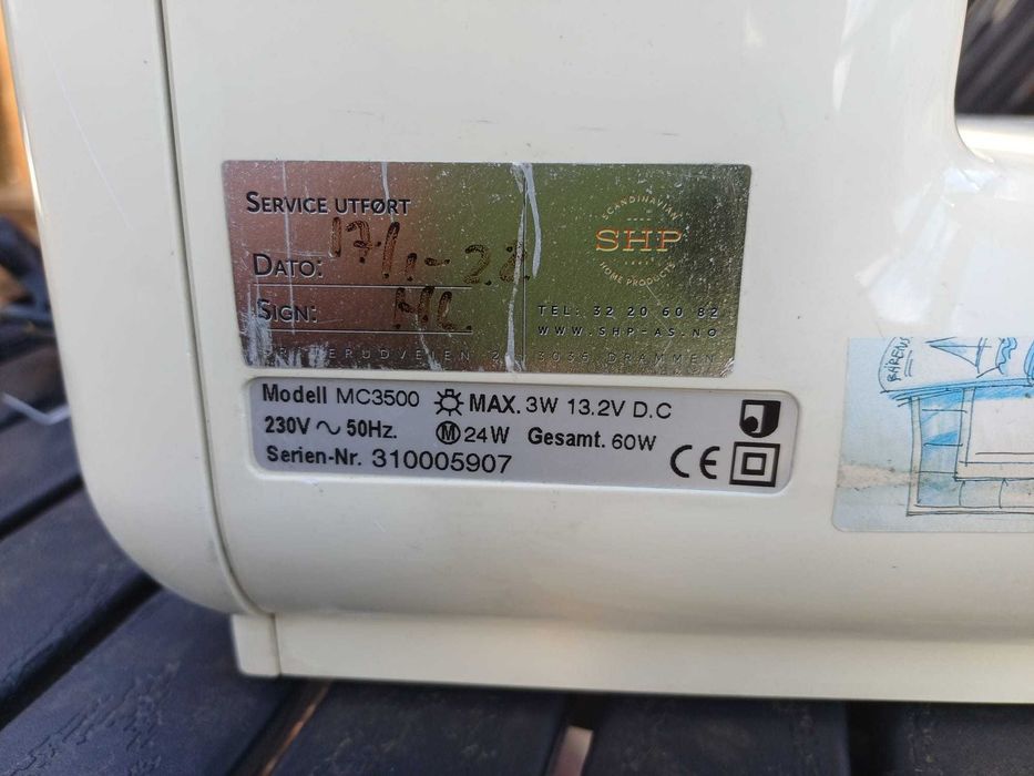 Masina de cusut JANOME MEMORY CRAFT 3500 impecabila