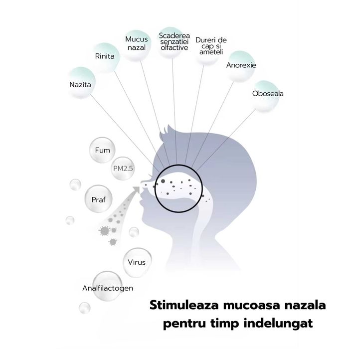 Dispozitiv pentru tratarea rinitei alergice prin fototerapie,