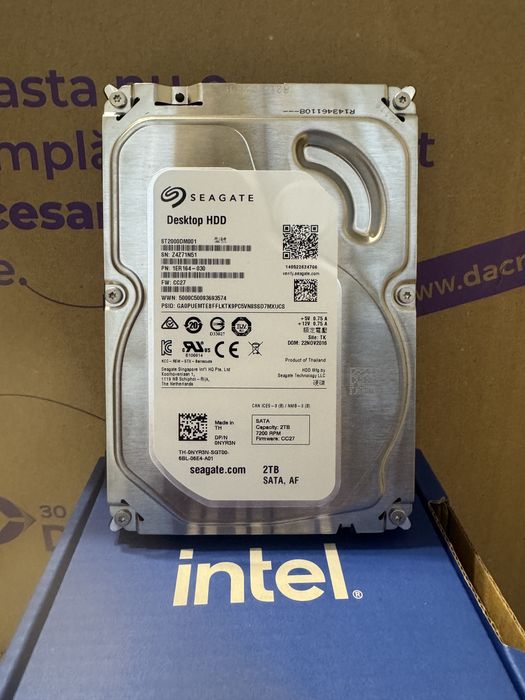 Hard Disk Seagate Barracuda 2TB, 7200RPM, 64MB Cache, SATA III