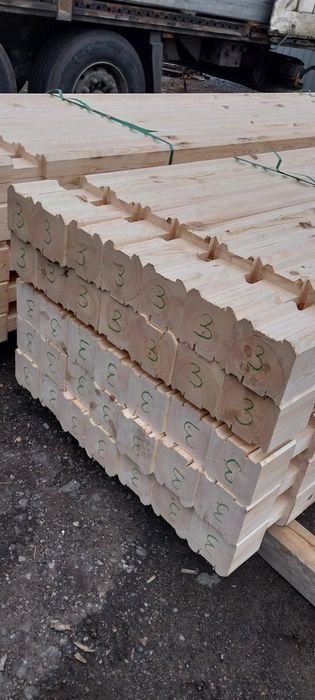 Сруб бани из профилированного бруса