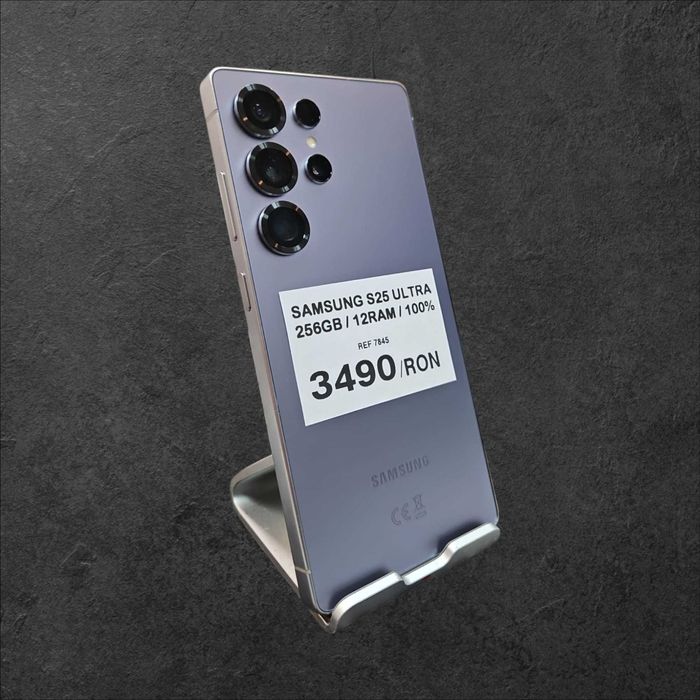 Samsung S25 ULTRA 256GB 12RAM 100% (4buc) / Amanet Tulcea