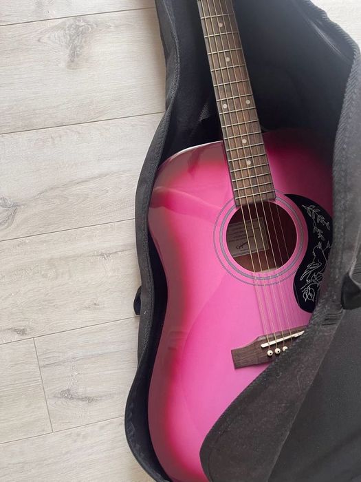 Акустична китара - Epiphone Starling Hot Pink Pearl