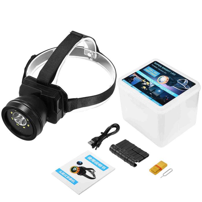 Акумулаторен лед челник със скрита камера Full HD 1080p / SK083 /