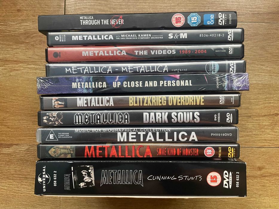 Colectie 10 dvd-uri METALLICA