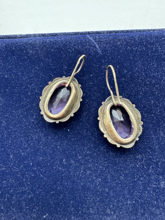 Серьги серебро, старинные