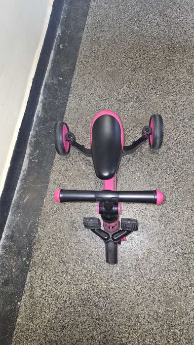 Детско колело milly-mally optimus  3в1--rozovo