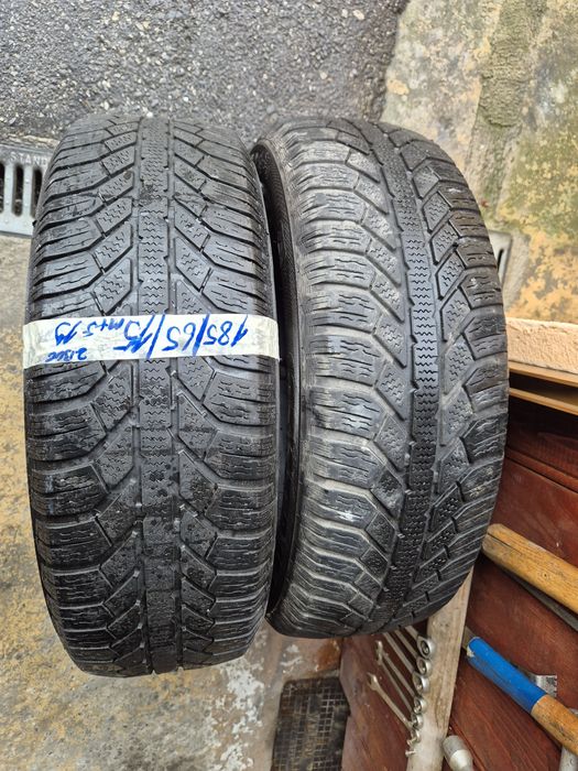 Vând cauciucuri 185/65/15 M+S 2 buc imp Germania  //Semperit//