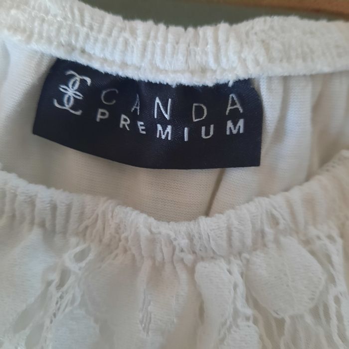 Bluza alba din dantela