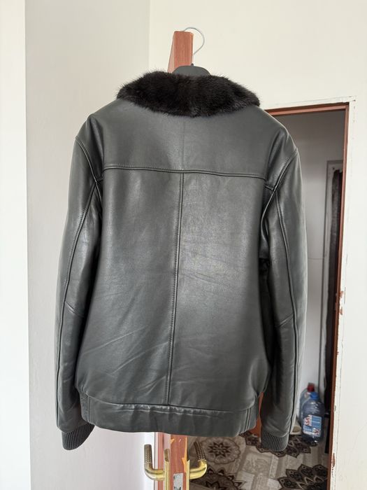 Кожанная куртка с Норкой