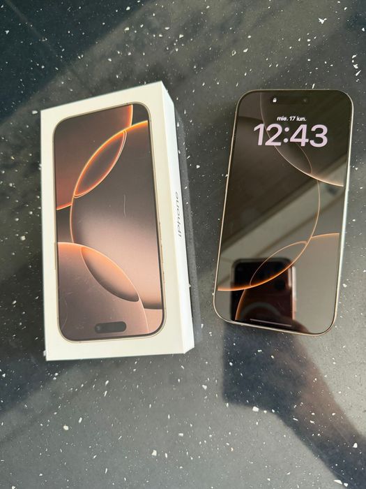 iPhone 16 Pro 512GB Desert Titanium – stare foarte bunăo