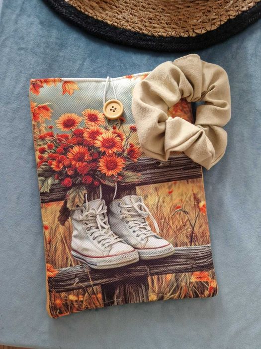 Калъф за книга – картина от плат