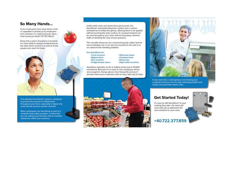 Dispenser automat cu mănuși gratuite