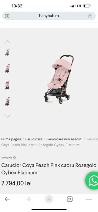 Cybex Coya Rosegold