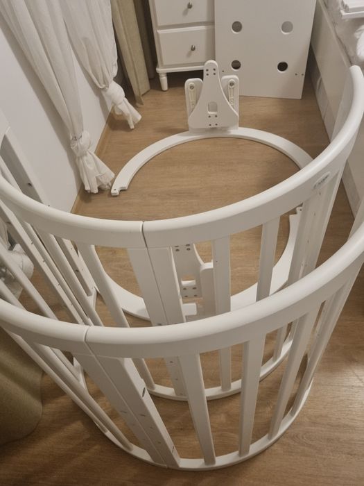 Овална Кошара за Бебе /Детско Легло смарт 7в1